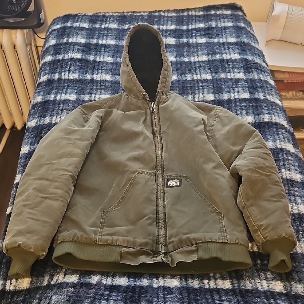 Men's Green Hooded Jacket